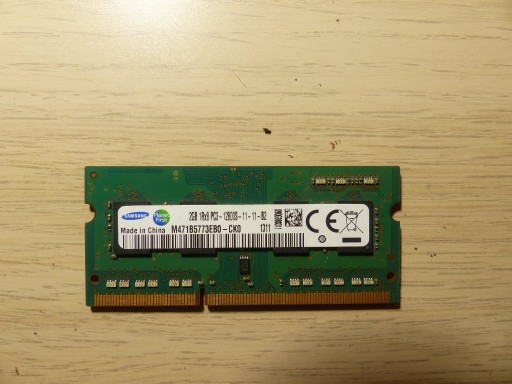 Zdjęcie oferty: Pamięć RAM DDR3 Samsung M471B5773EB0-CK0 2 GB