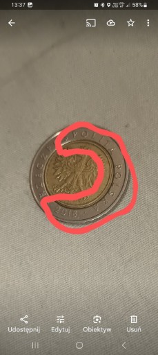 Zdjęcie oferty: Moneta 5zl odzyskania niepodległości destrukt..