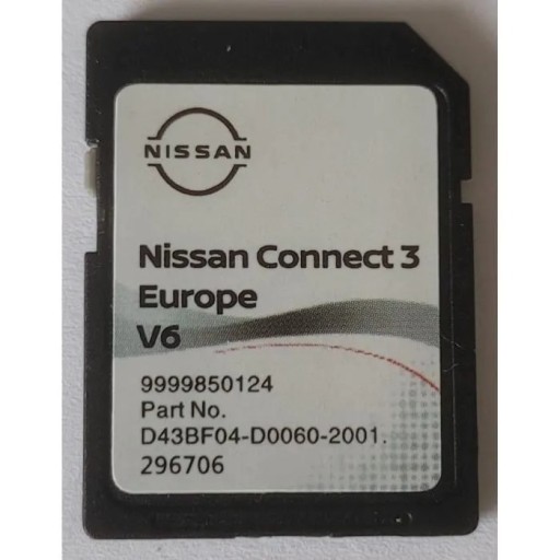 Zdjęcie oferty: Karta SD Nissan Connect 3 Europe v6