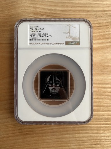 Zdjęcie oferty: 2021 Star Wars NGC PF 70 ultra cameo 1oz srebro Darth Vader