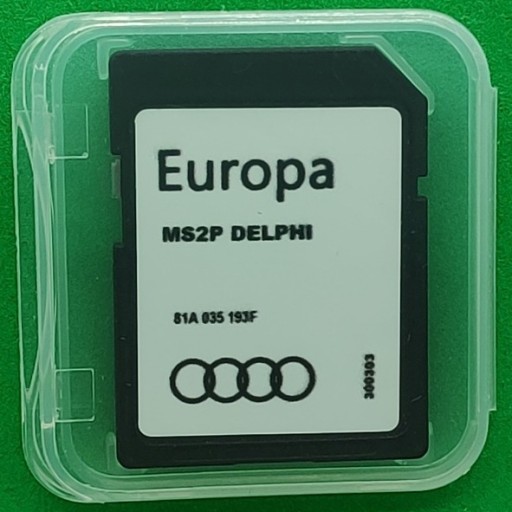 Zdjęcie oferty: Mapa Europy karta SD dla Audi MS2P A1A3Q3S3RS3RSQ3