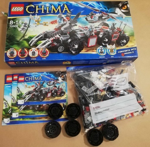 Zdjęcie oferty: LEGO CHIMA 70009 Pojazd Bojowy Worizza 