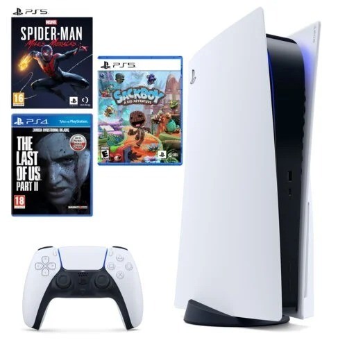 Zdjęcie oferty: Konsola SONY PlayStation 5 + 3 gry