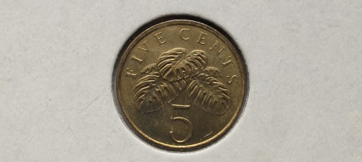 Zdjęcie oferty: Singapur 5 centów, 1995 rok. #S76