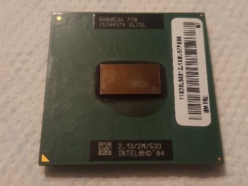 Zdjęcie oferty: Pentium M 770 M770 SL7SL 2.13Ghz 533mhz