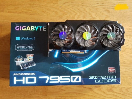 Zdjęcie oferty: Gigabyte radeon hd 7950 3gb W najlepszy stanie!!