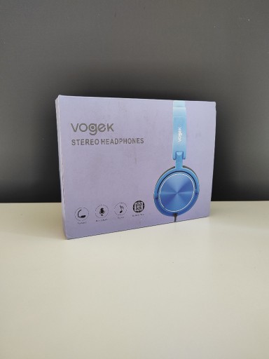 Zdjęcie oferty: Słuchawki przewodowe Vogek niebieskie nowe