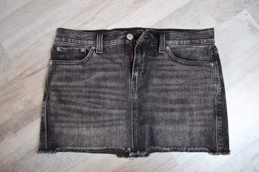 Zdjęcie oferty: Szara spódniczka jeansowa mini Levi's oldschool M 