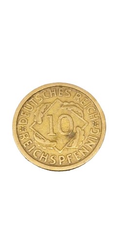 Zdjęcie oferty: 10 Reich Reichspfennig 1929 r. D