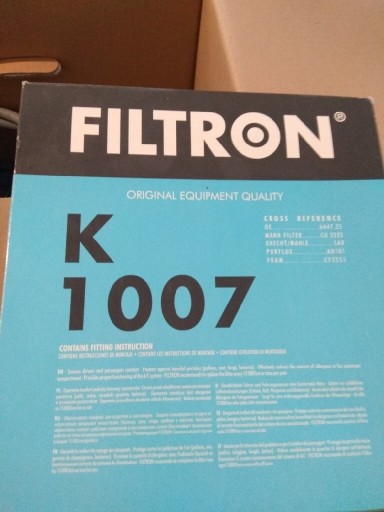 Zdjęcie oferty: Filtron Filtr K1007