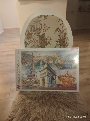 Zdjęcie oferty: Puzzle Trefl 2000 Paryż Wieża Eiffla Łuk 
