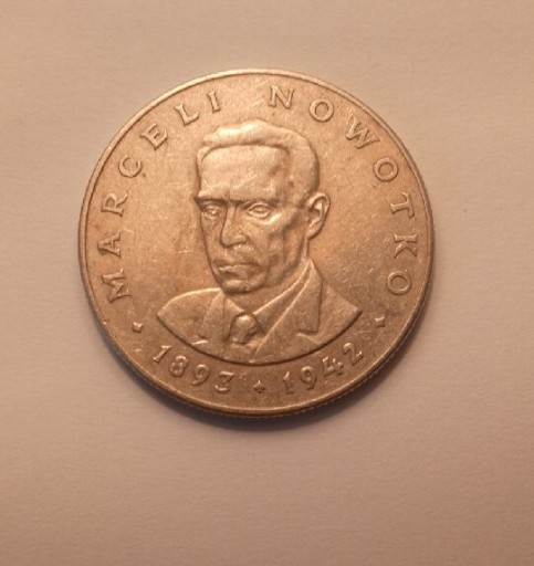 Zdjęcie oferty: 20 złotych 1976r. Marceli Nowotko