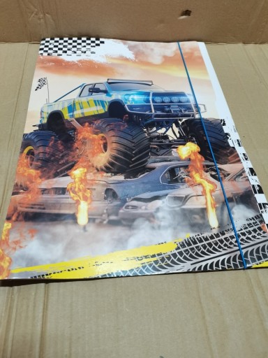 Zdjęcie oferty: Teczka na rysunki monster truck 310x440 