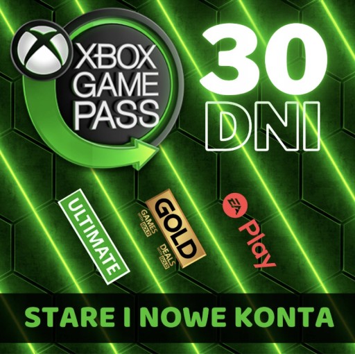 Zdjęcie oferty: XBOX GAME PASS ULTIMATE 1MSC STARE KONTA BEZ VPN