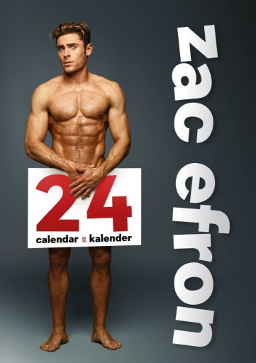 Zdjęcie oferty: Zac Efron 2024 Calendar Kalendarz 30x42 kalendarz