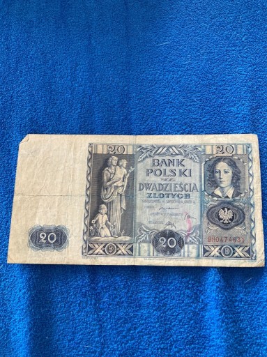 Zdjęcie oferty: Banknoty 20 zł, rok 1936 - 2 sztuki