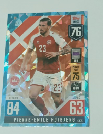 Zdjęcie oferty: TOPPS UEFA NATIONS LEAGUE CRYSTAL HOJBJERG CD76