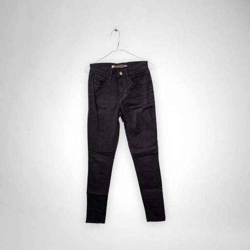 Zdjęcie oferty: Jeansy skinny z wysokim stanem Levi's czarne 25