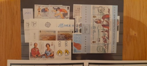 Zdjęcie oferty: 1986 Isle of Man Mi.298-324+bl.8** Pełny rocznik