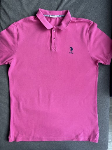 Zdjęcie oferty: Koszulka polo Uspa u.s polo assn różowa polówka M