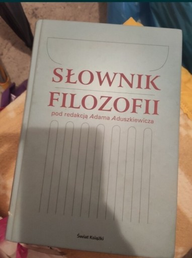 Zdjęcie oferty: Słownik filozofii Adam Aduszkiewicz 