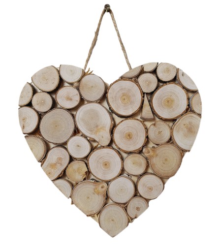 Zdjęcie oferty: Drewniane serce dekoracja prezent na Dzień Kobiet