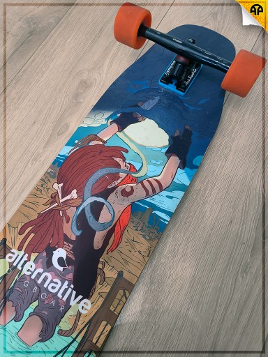 Zdjęcie oferty: Longboard Alternative Flamingo + Topowe Tracki