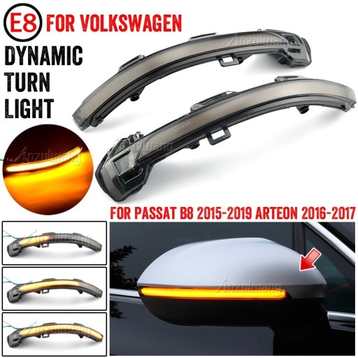 Zdjęcie oferty: LED migacz dynamiczny kierunkowskaz VW Passat B8