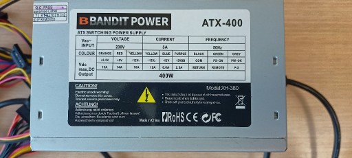 Zdjęcie oferty: Zasilacz BanditPower XH-380 400 W