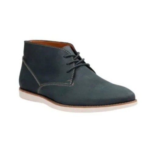 Zdjęcie oferty: Buty Clarks skórzane Franson Top granat r. 44 -60%