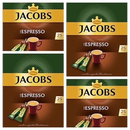 Zdjęcie oferty: Kawa Jacobs Espresso, 4x25 patyczków z Niemiec 
