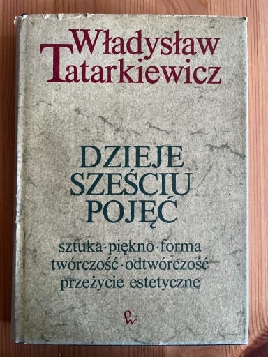 Zdjęcie oferty: Władysław Tatarkiewicz - Dzieje Sześciu Pojęć