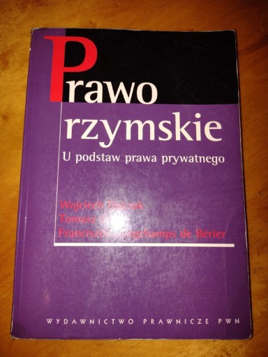 Zdjęcie oferty: Prawo Rzymskie ważne do maja