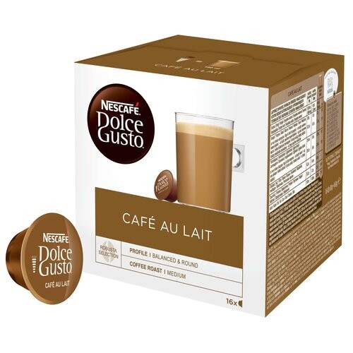 Zdjęcie oferty: Kapsułki Nescafe Dolce Gusto Cafe au Lait 16szt