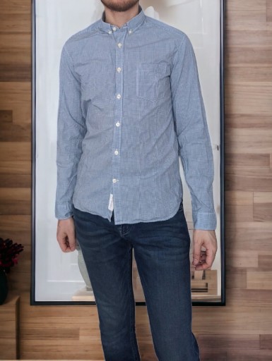 Zdjęcie oferty: Koszulka H&M męska rozmiar S niebieska Bawełna