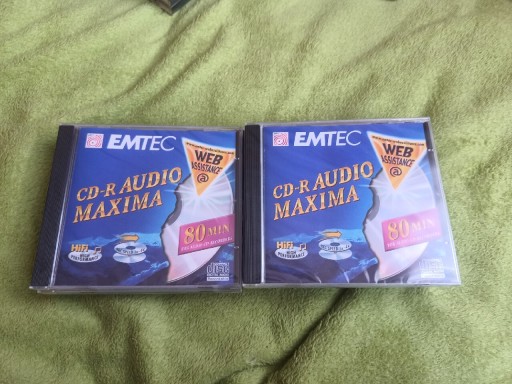 Zdjęcie oferty: Płyty CD-R Emtec Audio Maxima 80 min 9 sztuk 
