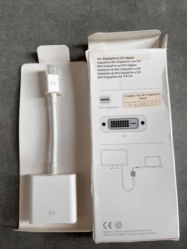 Zdjęcie oferty: Apple Przejściówka z Mini DisplayPort na DVI