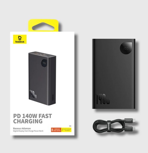 Zdjęcie oferty: Baseus 140W Power Bank 24000mAh szybkie ładowanie