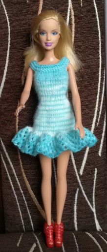 Zdjęcie oferty: Sukienka, ubranko dla lalki Barbie handmade