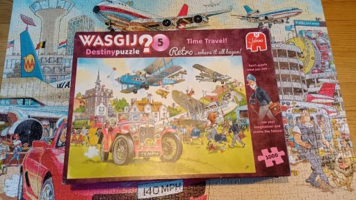 Zdjęcie oferty: Wasgij 5 Time Travel! Jigsaw Puzzle 1000