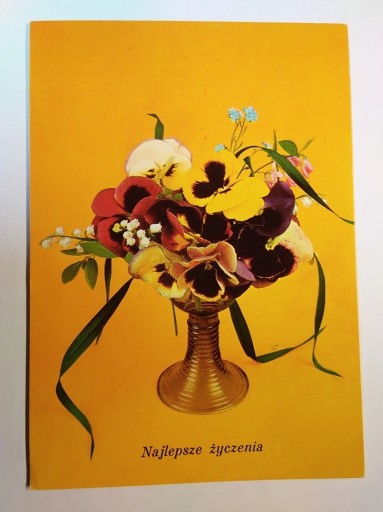 Zdjęcie oferty: Kwiaty kompozycja bratki fot. Rosikoń BWP 1974