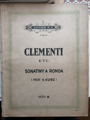 Zdjęcie oferty: Clementi, sonaty na fortepian