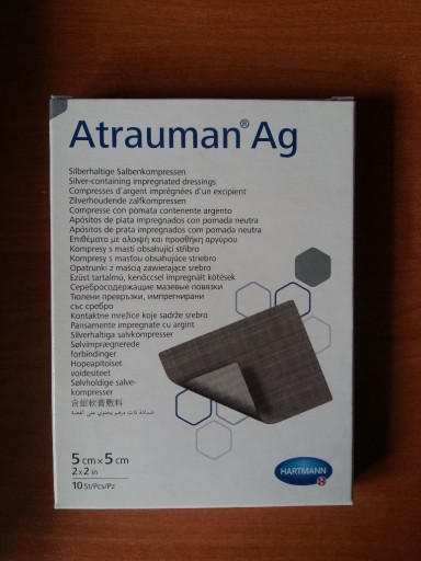 Zdjęcie oferty: Atrauman Ag 5x5cm 3 szt.