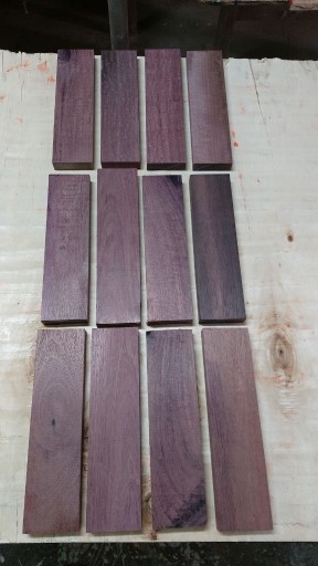 Zdjęcie oferty: Drewno Amarant Purpleheart, element 24x80x310mm