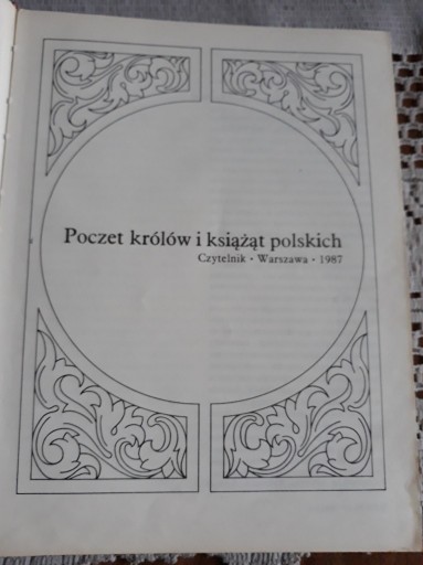 Zdjęcie oferty: Książka Poczet Królów i Książąt Polskich