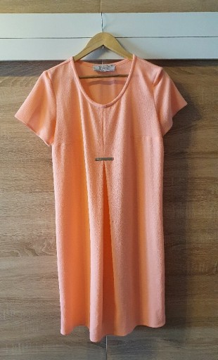 Zdjęcie oferty: Sukienka morelowa Fokus Fashion XL/42 St. bardzo d