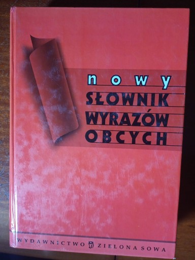 Zdjęcie oferty: Nowy słownik wyrazów obcych