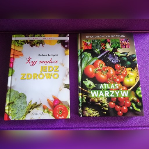 Zdjęcie oferty: "Żyj mądrze jedz zdrowo" + Atlas warzyw