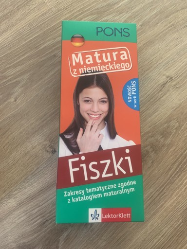 Zdjęcie oferty: Fiszki Matura z niemieckiego!!!