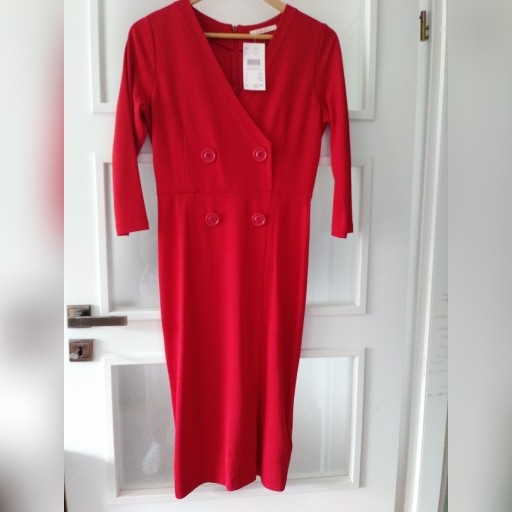 Zdjęcie oferty: Czerwona Sukienka CAMAIEU rozmiar M